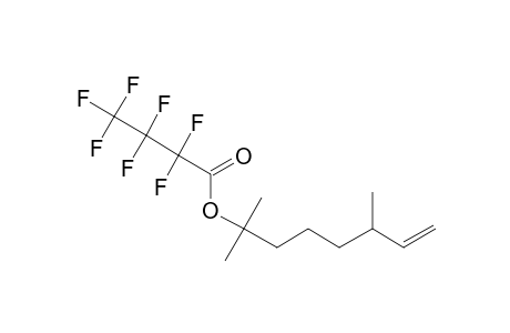 Dihydromyrcenol, heptafluorobutyrate