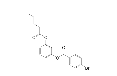 1,3-Benzenediol, o-(4-bromobenzoyl)-o'-caproyl-