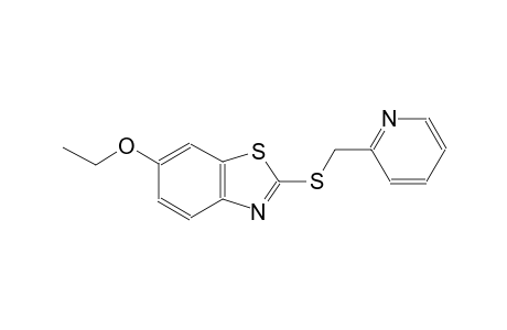 6-Ethoxy-2-[(2-pyridinylmethyl)sulfanyl]-1,3-benzothiazole