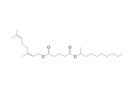 Glutaric acid, dec-2-yl neryl ester