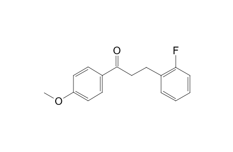 1-(4-methoxyphenyl)-3-(2-fluorophenyl)-1-propanone