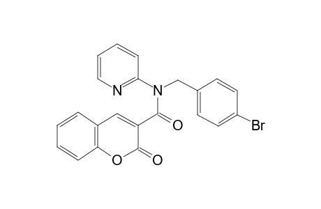 N-(4-Bromobenzyl)-N-(2-pyridyl)-3-coumarincarboxamide