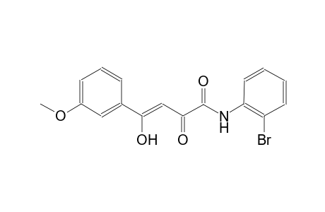 (3Z)-N-(2-bromophenyl)-4-hydroxy-4-(3-methoxyphenyl)-2-oxo-3-butenamide