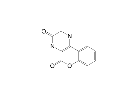 2-Methyl-2,4-dihydro-1H-chromeno[3,4-b]pyrazine-3,5-dione