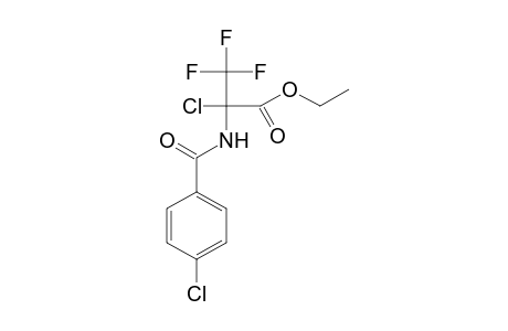Ethyl 2-chloro-2-[(4-chlorobenzoyl)amino]-3,3,3-trifluoropropanoate