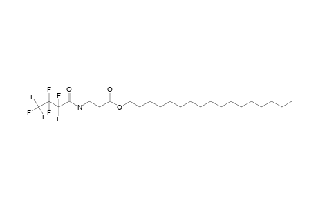 .beta.-Alanine, N-heptafluorobutyryl-, heptadecyl ester