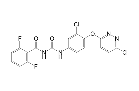 Benzamide, N-[[[3-chloro-4-[(6-chloro-3-pyridazinyl)oxy]phenyl]amino]carbonyl]-2,6-difluoro-