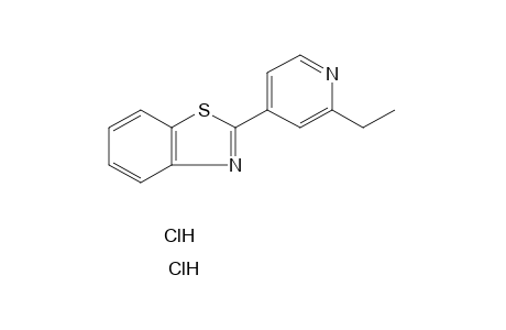 2-(2-ethyl-4-pyridyl)benzothiazole, dihydrochloride