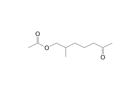 (2-methyl-6-oxidanylidene-heptyl) ethanoate