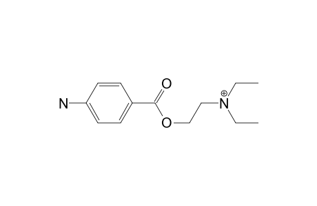 2-(4-aminobenzoyl)oxyethyl-diethylazanium