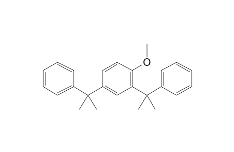 Benzene, 1-methoxy-2,4-bis(1-methyl-1-phenylethyl)-