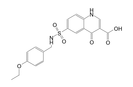 6-{[(4-ethoxybenzyl)amino]sulfonyl}-4-oxo-1,4-dihydro-3-quinolinecarboxylic acid