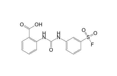 o-{3-[m-(fluorosulfonyl)phenyl]ureido}benzoic acid