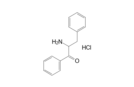 2-amino-3-phenylpropiophenone, hydrochloride