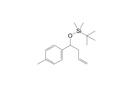 tert-Butyl dimethyl((1-(p-tolyl)but-3-en-1-yl)oxy)silane