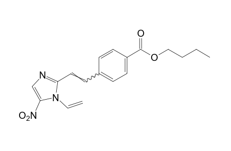 p-[2-(5-nitro-1-vinylimidazol-2-yl)vinyl]benzoic acid, butyl ester