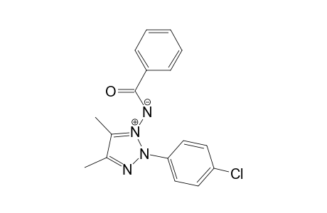 (Z)-N-[2-(4-chlorophenyl)-4,5-dimethyl-1,2,3-triazol-1-ium-1-yl]benzenecarboximidate