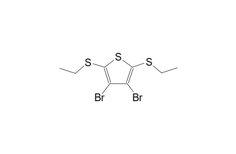 3,4-dibromo-2,5-bis(ethylsulfanyl)thiophene