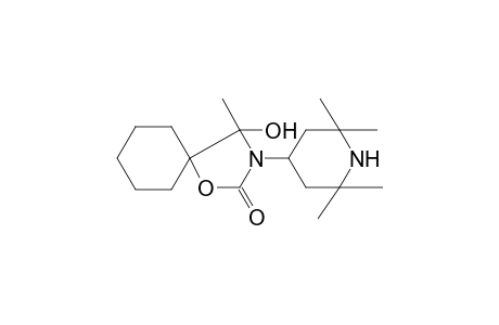 4-Hydroxy-4-methyl-3-(2,2,6,6-tetramethyl-4-piperidinyl)-1-oxa-3-azaspiro[4.5]decan-2-one