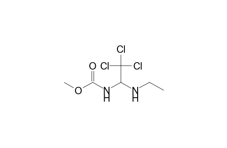 methyl 2,2,2-trichloro-1-(ethylamino)ethylcarbamate