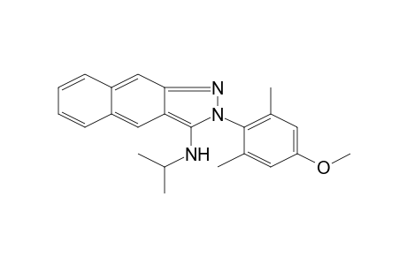 Isopropyl-[2-(4-methoxy-2,6-dimethyl-phenyl)-2H-benzo[f]indazol-3-yl]-amine