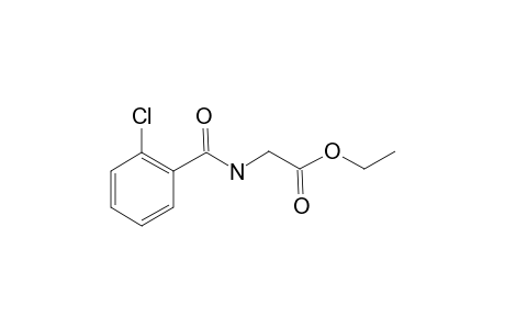 Glycine, N-(2-chlorobenzoyl)-, ethyl ester