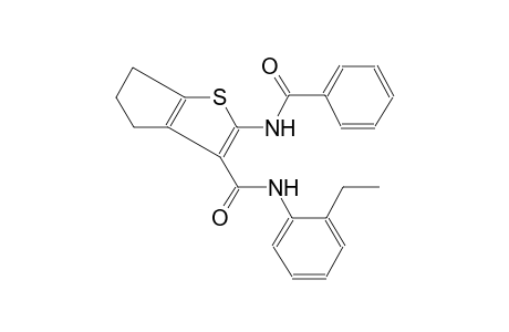 4H-cyclopenta[b]thiophene-3-carboxamide, 2-(benzoylamino)-N-(2-ethylphenyl)-5,6-dihydro-