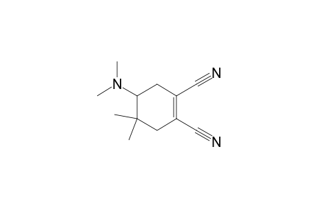 4,4-Dimethyl-5-dimethylamino-1-cyclohexene-1,2-dicarbonitrile