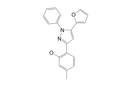 6-[5-(2-furyl)-1-phenylpyrazol-3-y]-m-cresol