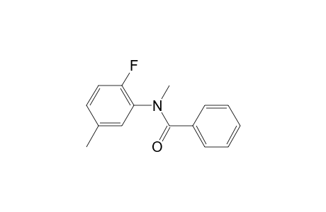 N-(2-Fluoro-5-methylphenyl)benzamide, N-methyl-