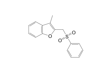 3-methyl-2-[(phenylsulfonyl)methyl]benzofuran