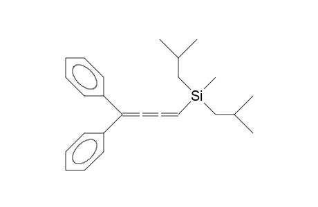 1-(Diisobutyl-methyl-silyl)-4,4-diphenyl-1,2,3-butatriene