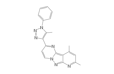 8,10-Dimethyl-2-(5-methyl-1-phenyl-1H-1,2,3-triazol-4-yl)pyrido[2',3':3,4]pyrazolo[1,5-a]pyrimidine