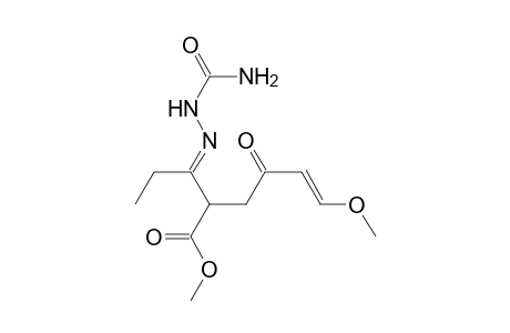 Methyl (E)-2-{1-[2-(aminocarbonyl)hydrazono]propyl}-6-methoxy-4-oxo-5-hexenoate