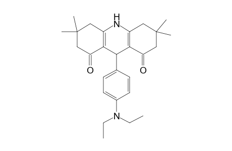 9-[4-(diethylamino)phenyl]-3,3,6,6-tetramethyl-3,4,6,7,9,10-hexahydro-1,8(2H,5H)-acridinedione