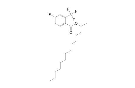 4-Fluoro-2-trifluromethylbenzoic acid, 2-tetradecyl ester