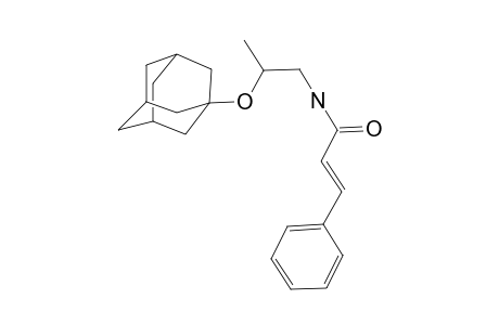 2-Propenamide, 3-phenyl-N-[2-(tricyclo[3.3.1.1(3,7)]dec-1-yloxy)propyl]-