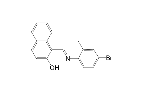 2-naphthalenol, 1-[(E)-[(4-bromo-2-methylphenyl)imino]methyl]-