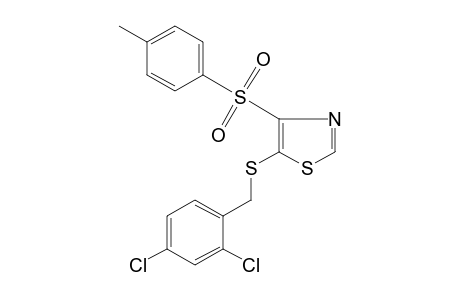 5-[(2,4-dichlorobenzyl)thio]-4-(p-tolylsulfonyl)thiazole