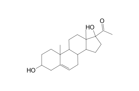 Pregn-5-en-20-one, 3,17-dihydroxy-, (3.beta.)-