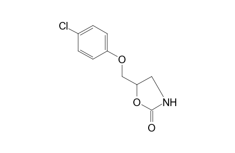 5-[(p-Chlorophenoxy)methyl]-2-oxazolidinone