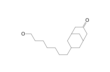 Bicyclo[3.3.1]nonan-3-one, 7-(7-hydroxyheptyl)-, exo-