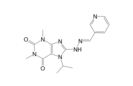 nicotinaldehyde (7-isopropyl-1,3-dimethyl-2,6-dioxo-2,3,6,7-tetrahydro-1H-purin-8-yl)hydrazone