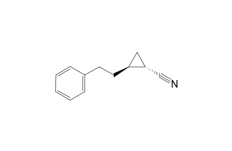 (1S,2S)-2-phenethylcyclopropane-1-carbonitrile