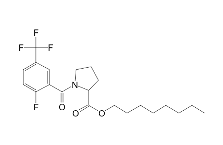 L-Proline, N-(2-fluoro-5-trifluoromethylbenzoyl)-, octyl ester