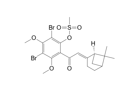 (1R)-2-(6,6-Dimethylbicyclo[3.1.1]hept-2-ylidene)-1-(3,5-dibromo-4,6-dimethoxy-2-(methanesulfonyloxy)phenyl)ethanone