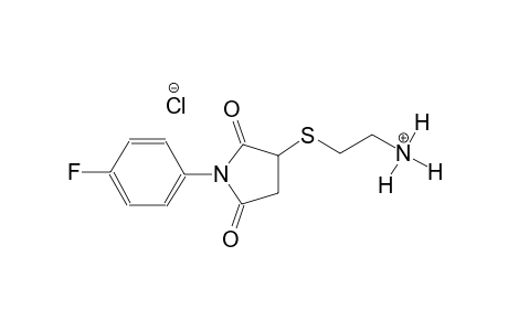 ethanaminium, 2-[[1-(4-fluorophenyl)-2,5-dioxo-3-pyrrolidinyl]thio]-, chloride
