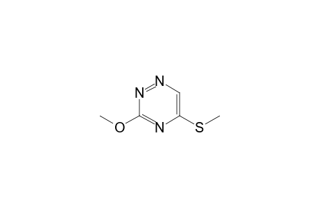 3-Methoxy-5-(methylthio)-1,2,4-triazine