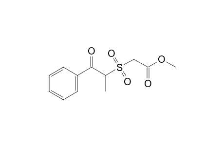 [(alpha-methylphenacyl)sulfonyl]acetic acid, methyl ester