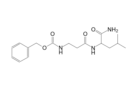 benzyl 3-{[(1S)-1-(aminocarbonyl)-3-methylbutyl]amino}-3-oxopropylcarbamate